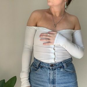 Fashionnova Off the shoulder bodysuit